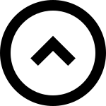 Cheveron Outline Up SVG Icon